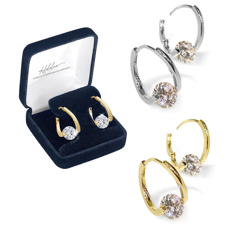 đ„LAST DAY SALE-80% OFF)Histone Lymphvitiy MagneTherapy Germanium Earrings