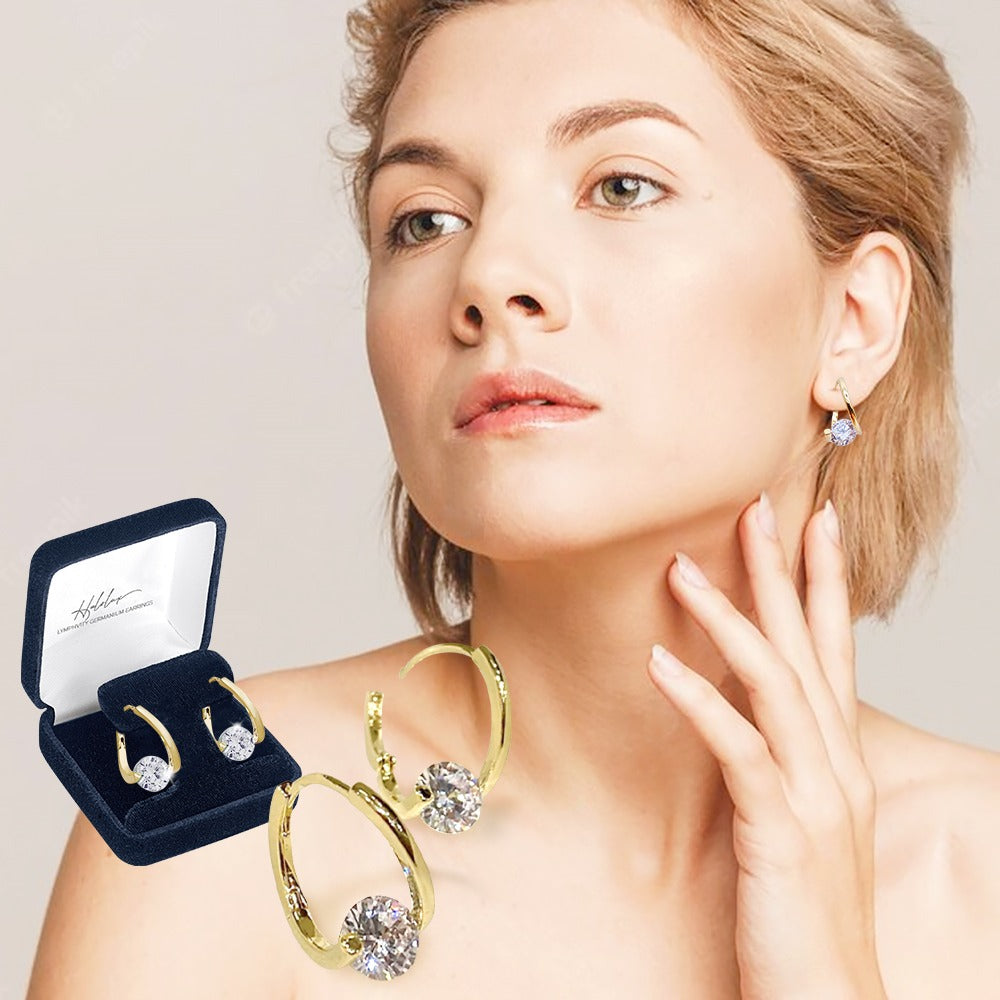 đ„LAST DAY SALE-80% OFF)Histone Lymphvitiy MagneTherapy Germanium Earrings