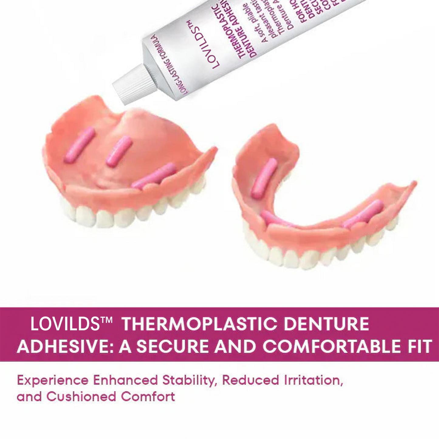 🔥𝑵𝑬𝑾 𝑼𝑷𝑮𝑹𝑨𝑫𝑬🔥 Thermoplastic Denture Adhesive (👨⚕️Dentist Recommendations)