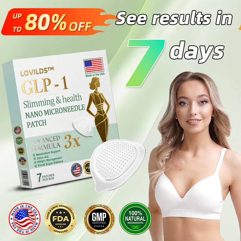 【Last Day Promotion 80% OFF🔥】LOVILDS™ NIDDK-Tirzepatide Slimming & health NANO MICRONEEDLE PATCH🇺🇸👨⚕️(Zero Pain, 24/7 Release | Lose 20lbs FAST | 90% Sugar Drop | )🔥🎁