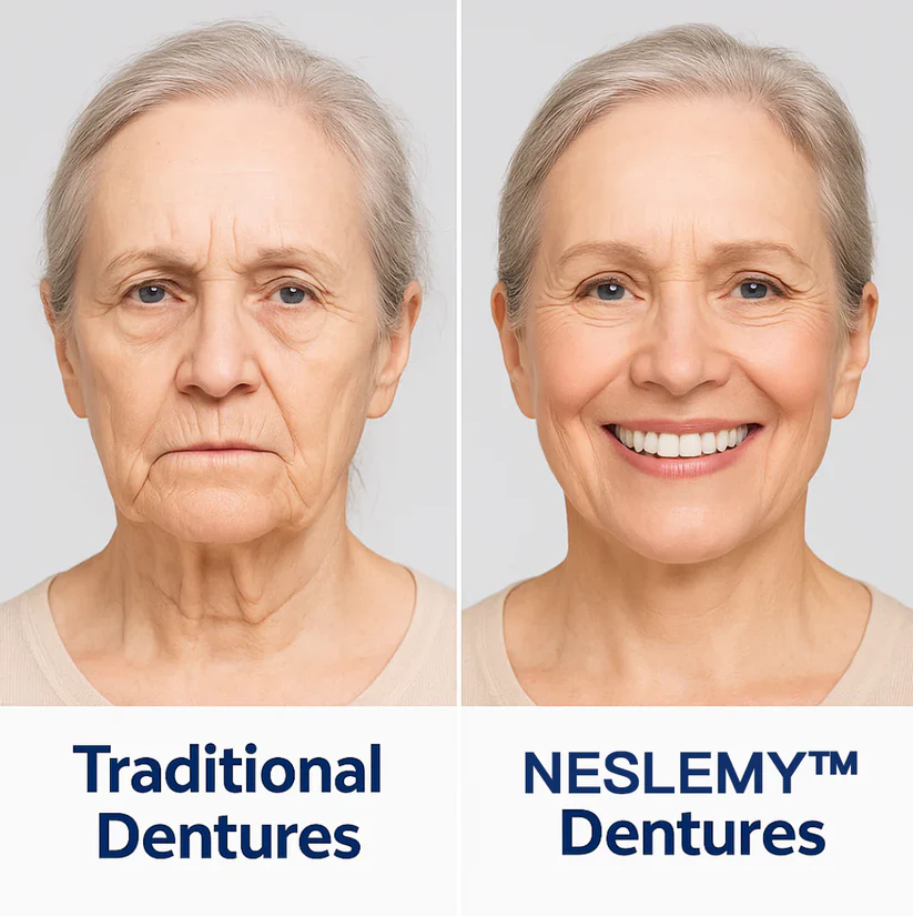 NESLEMY™ Custom-Fit Functional Dentures - Perfectly Fitted in Minutes at Home