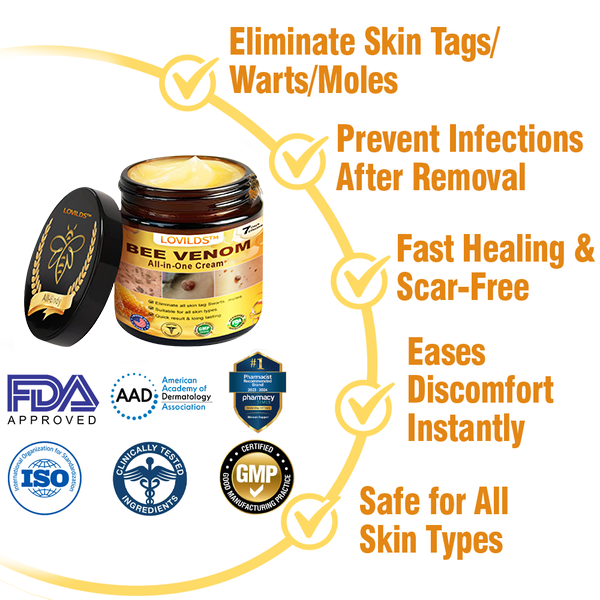 LOVILDS™ Bee Venom All-in-One Cream 👩⚕️US Dermatologist Approved