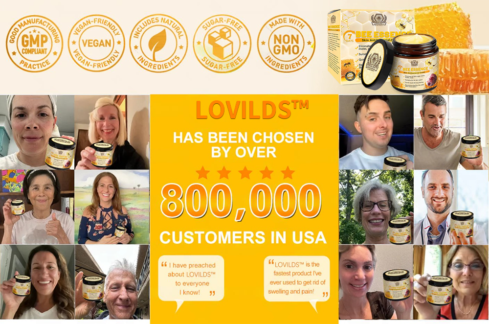 LOVILDS™ Bee Essence Skin Antibacterial Cream—used to treat a variety of skin diseases (AAD recommended).