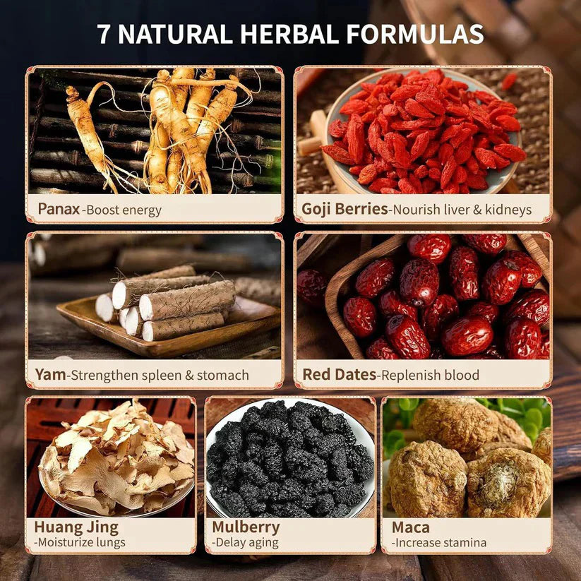 🌿 Panax & Mulberry Herbal Tea