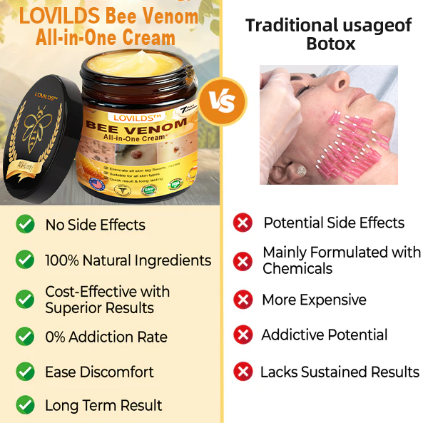 LOVILDS™ Bee Venom All-in-One Cream 👩⚕️US Dermatologist Approved