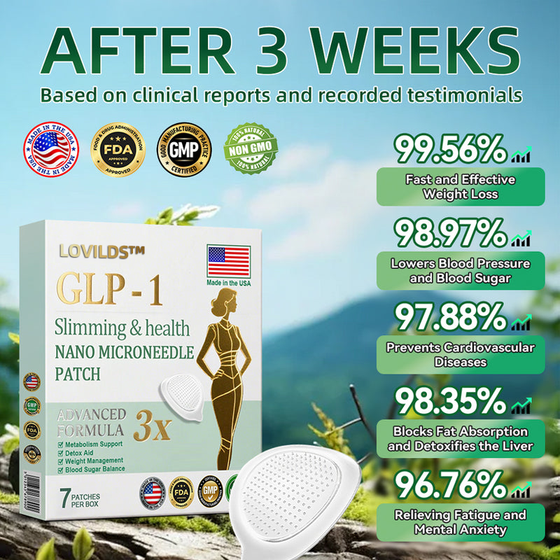 【Last Day Promotion 80% OFF🔥】LOVILDS™ NIDDK-Tirzepatide Slimming & health NANO MICRONEEDLE PATCH🇺🇸👨⚕️(Zero Pain, 24/7 Release | Lose 20lbs FAST | 90% Sugar Drop | )🔥🎁