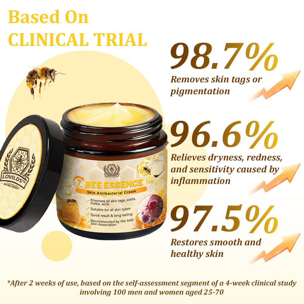 LOVILDS™ Bee Essence Skin Antibacterial Cream—used to treat a variety of skin diseases (AAD recommended).