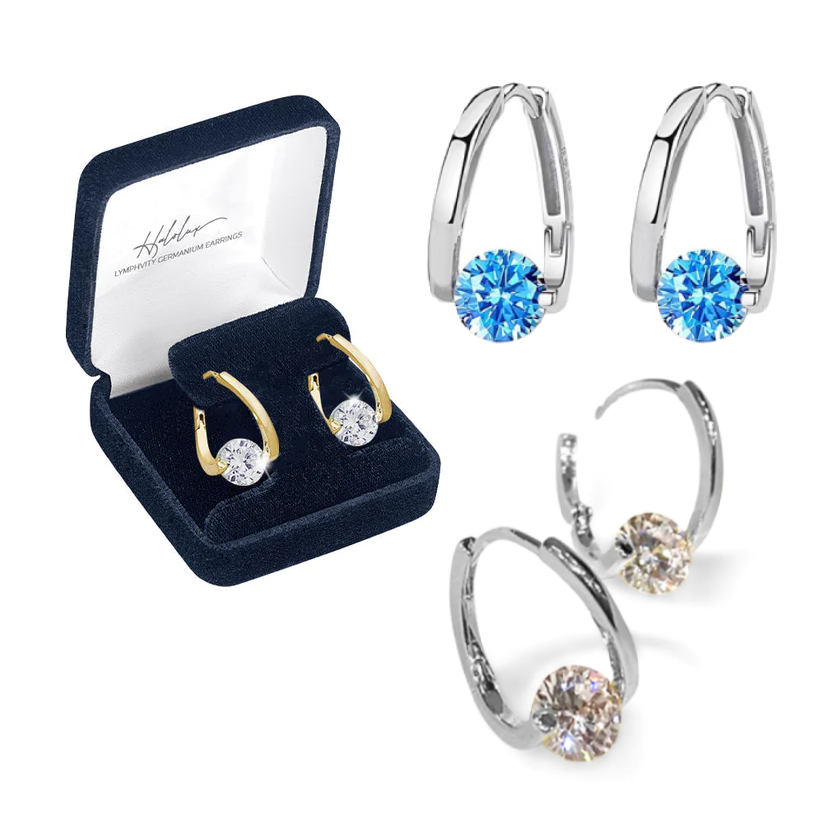 đ„LAST DAY SALE-80% OFF)Histone Lymphvitiy MagneTherapy Germanium Earrings