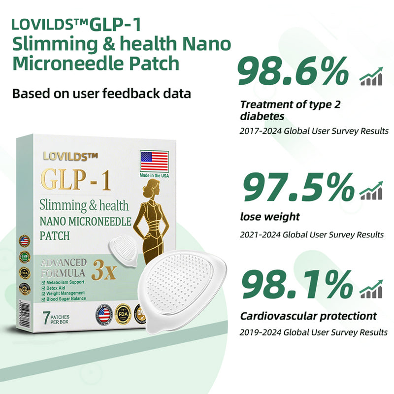 【Last Day Promotion 80% OFF🔥】LOVILDS™ NIDDK-Tirzepatide Slimming & health NANO MICRONEEDLE PATCH🇺🇸👨⚕️(Zero Pain, 24/7 Release | Lose 20lbs FAST | 90% Sugar Drop | )🔥🎁
