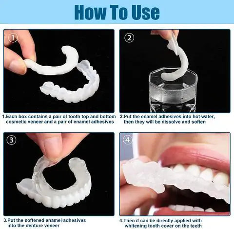 QlAWI-Premium CustomSilicone Denture Set DualCertification by theAmerican DentalAssociation(ADA)& theU.S. Food and DrugAdministration(FDA)
