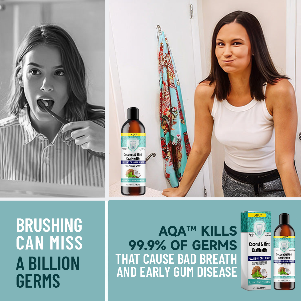 🔥 AQA™ Oil Pulling Therapy - Solve All Oral Problems & Eliminate Toxins🔥 LAST DAY SALE 50% OFF