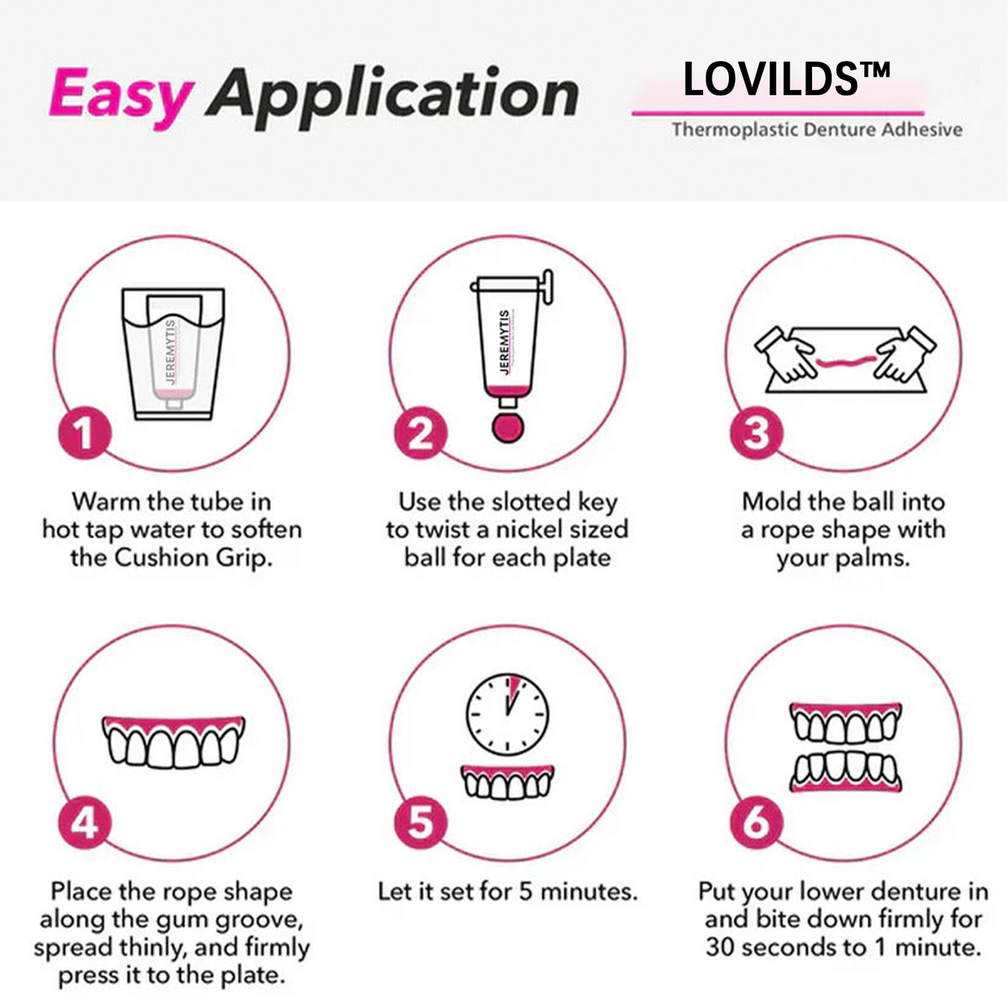 🔥𝑵𝑬𝑾 𝑼𝑷𝑮𝑹𝑨𝑫𝑬🔥 Thermoplastic Denture Adhesive (👨⚕️Dentist Recommendations)