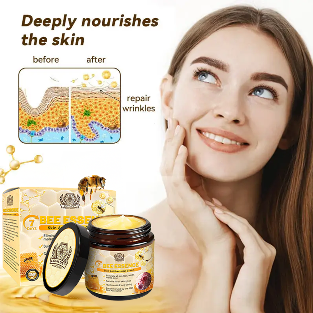 LOVILDS™ Bee Essence Skin Antibacterial Cream—used to treat a variety of skin diseases (AAD recommended).