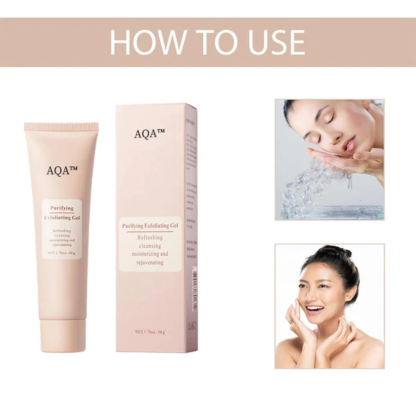 AQA™ Purifying Exfoliating Gel for Acanthosis Nigricans, Exfoliation, Dark Spots, Skin Tags, Eczema