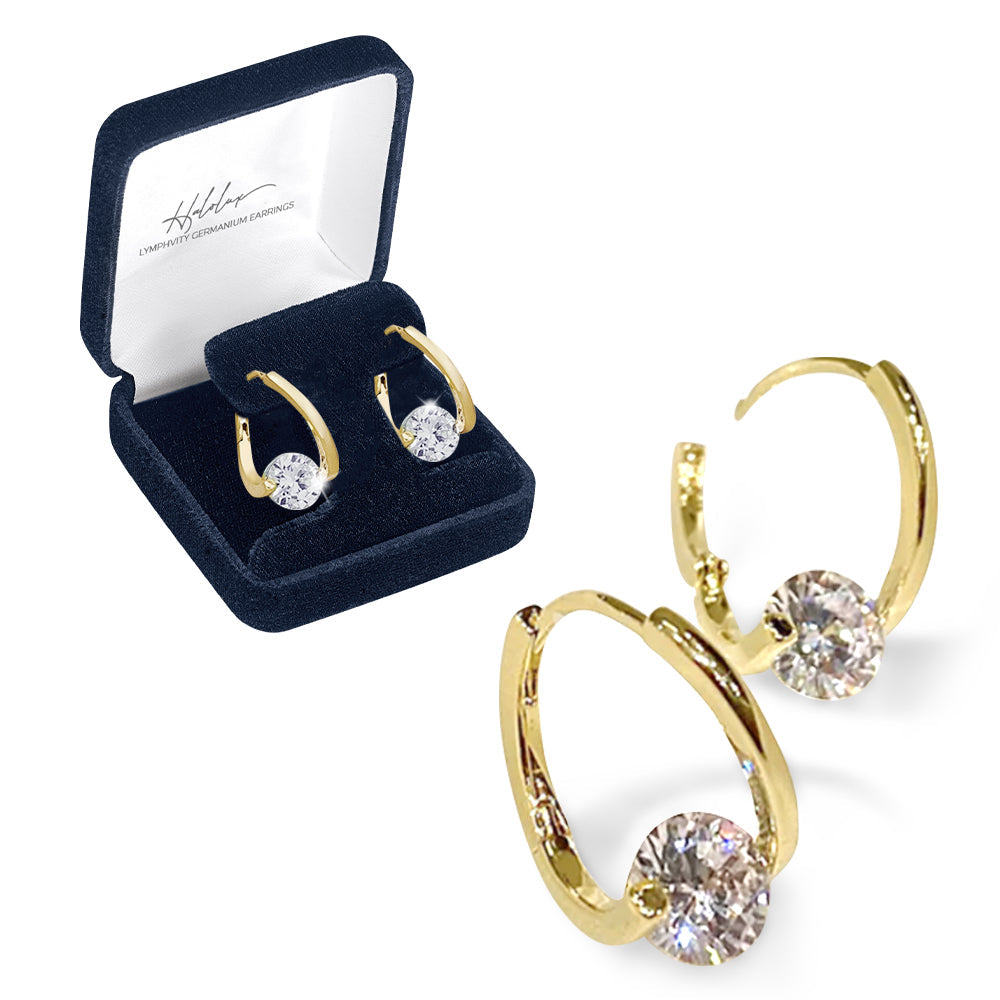 đ„LAST DAY SALE-80% OFF)Histone Lymphvitiy MagneTherapy Germanium Earrings