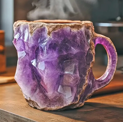 🌲Early Christmas Sale ✨️2024 New Mineral Crystal Coffee Mugs☕