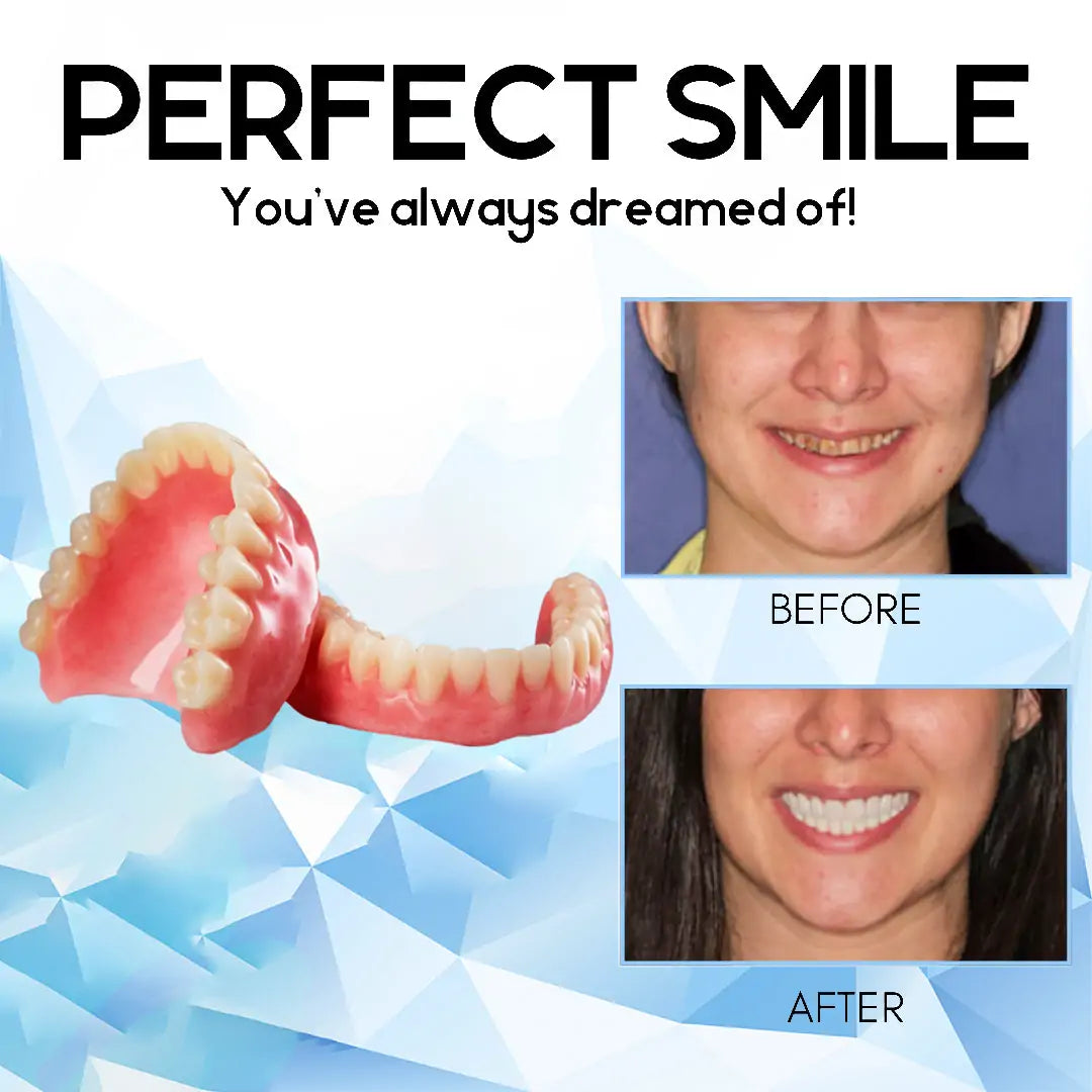 QlAWI-Premium CustomSilicone Denture Set DualCertification by theAmerican DentalAssociation(ADA)& theU.S. Food and DrugAdministration(FDA)