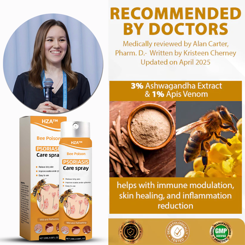 HZA™ Bee Poison PSORIASIS Care Spray