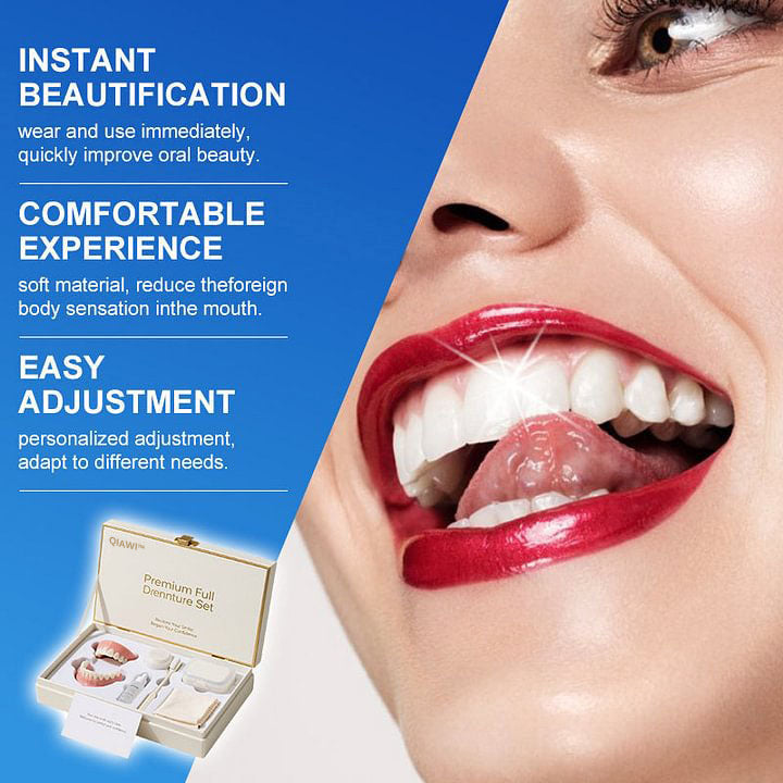 QIAWI™ - Premium Full Denture Set