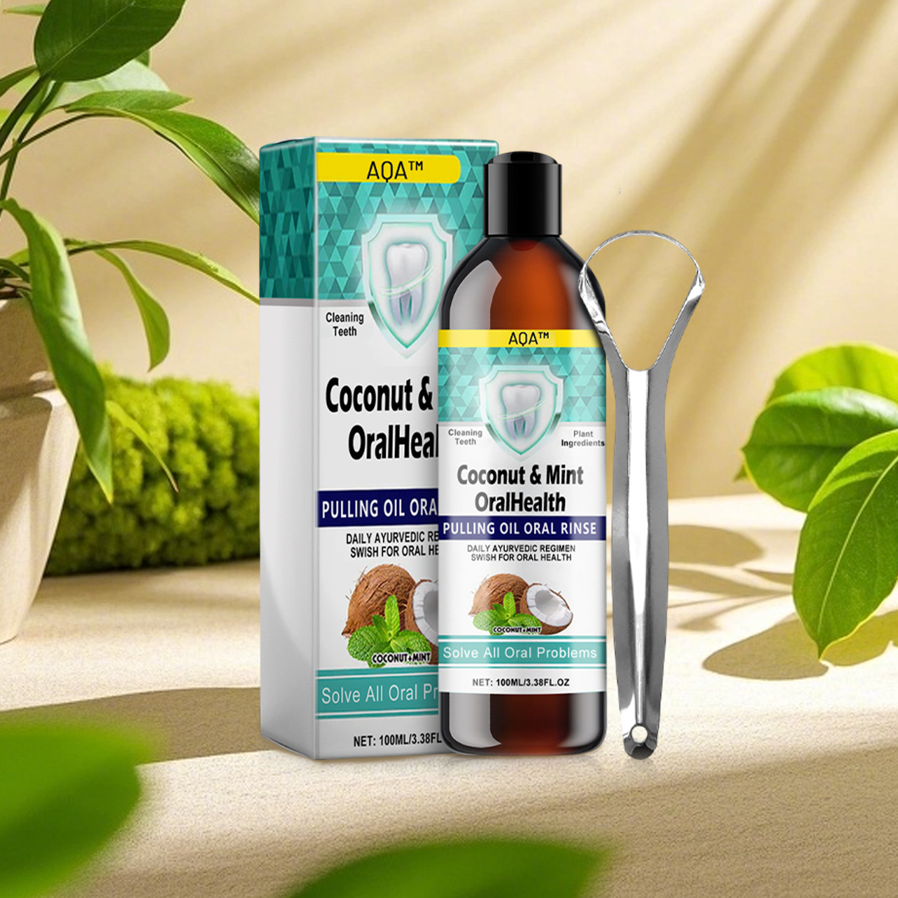 🔥 AQA™ Oil Pulling Therapy - Solve All Oral Problems & Eliminate Toxins🔥 LAST DAY SALE 50% OFF