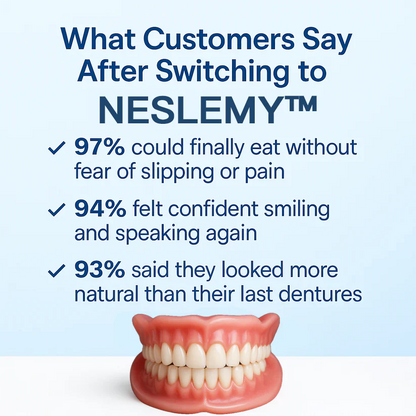 NESLEMY™ Custom-Fit Functional Dentures - Perfectly Fitted in Minutes at Home