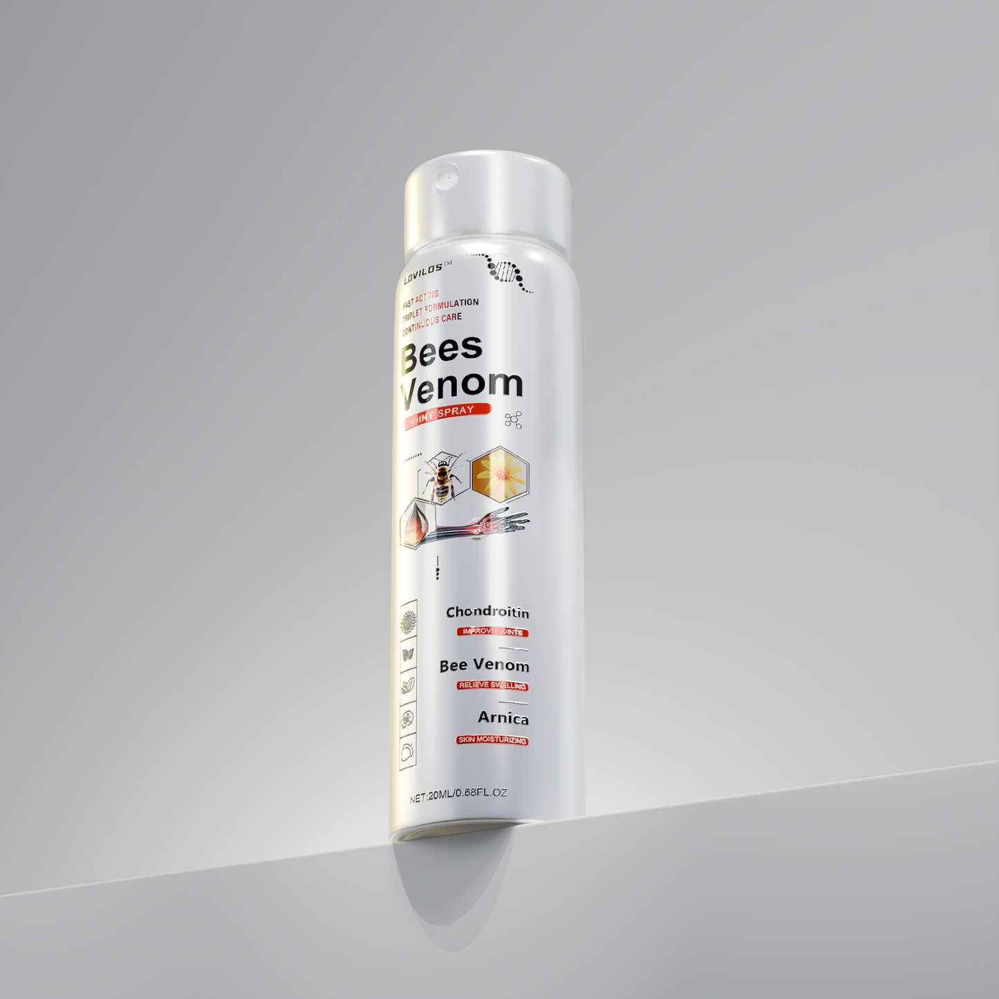 ⏳Today Only:80% 0ff！LOVILDS™BeesVenom Joint Spray ⭐Fast Acting, Triplet Formulation, Continuous Care🌟