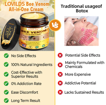 LOVILDS™ Bee Venom All-in-One Cream 👩‍⚕️US Dermatologist Approved