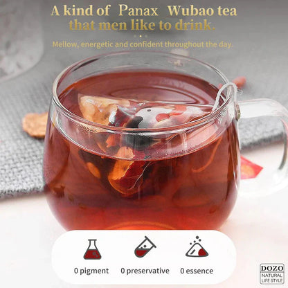 🌿 Panax & Mulberry Herbal Tea