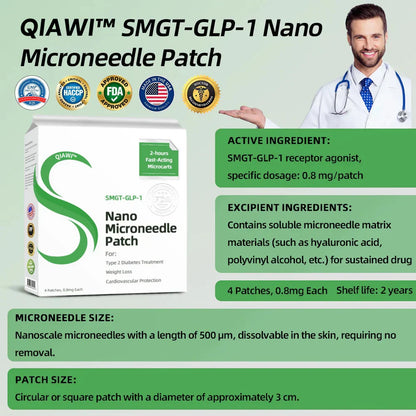 [7-Day Results]🌻 QIAWI™ GLP-1 Nano Patch – Painless Aid for Diabetes & Weight Control