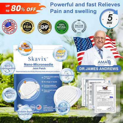 ✅ Official Store: Skavix® Nano-Microneedle Joint Patch