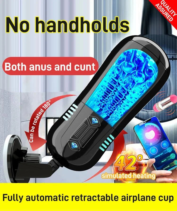 [Discreet Delivery] Fully automatic, hands-free retractable relaxation cup