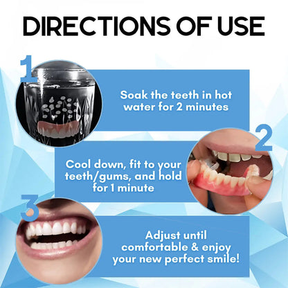 QIAWI™- Premium Custom Silicone Denture Set(🔥Limited time discount Last 30 minutes)