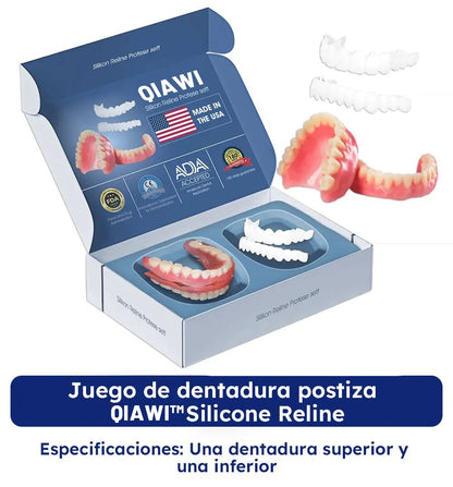 QIAWI™- Premium Custom Silicone Denture Set(🔥Limited time discount Last 30 minutes)