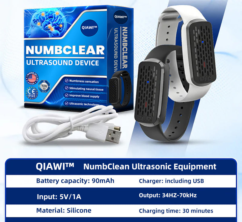 ✅TÚV Süd&UL certified certified | QIAWI™ NumbClear Ultrasound Device (🔥LAST DAY 70% DISCOUNT)