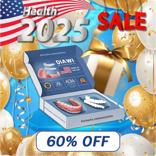 QIAWI™- Premium Custom Silicone Denture Set(🔥Limited time discount Last 30 minutes)