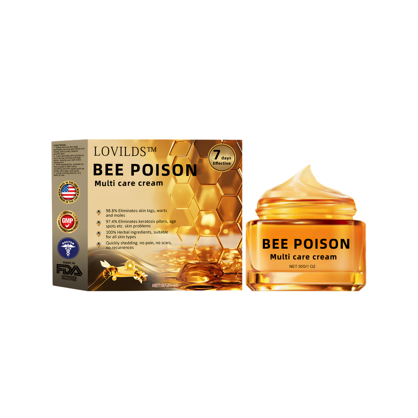LOVILDS™ Bee Poison Multi care cream  (👨‍⚕️AAD Recommended)